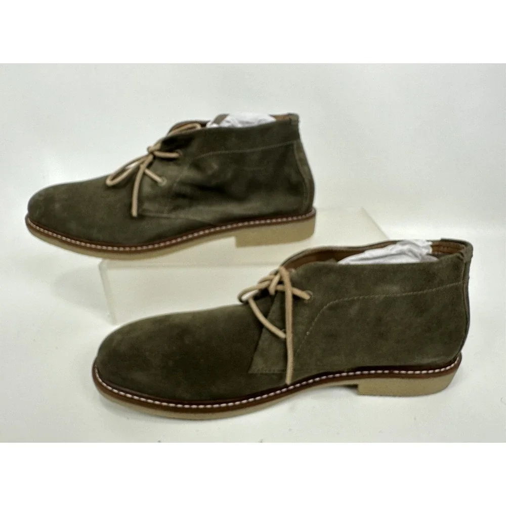 Lucky Brand Men's Boone Chukka Boot Crepe Sole Size 11‎ M Green Taupe